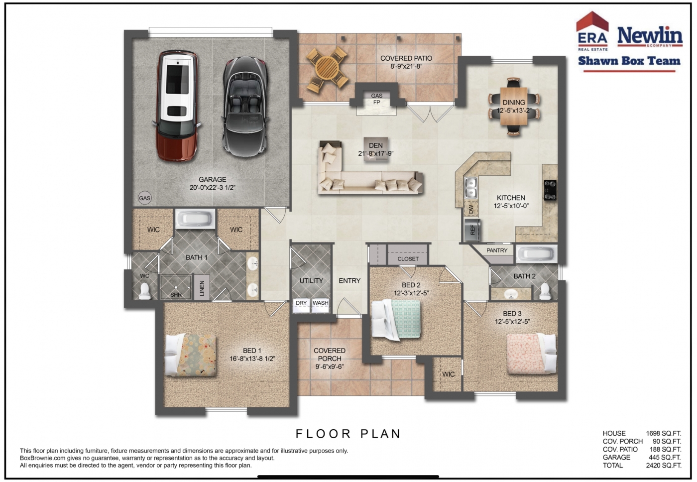 Prestonwood Floor Plan.  Ready to build.